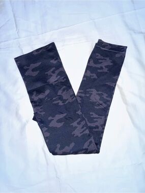 Spanx Black Camo High Waisted Leggings